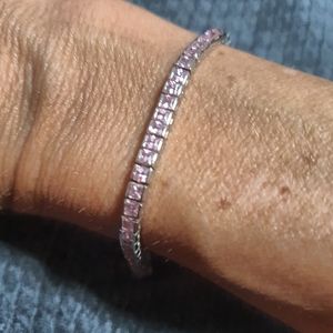 Pink CZ Tennis Bracelet